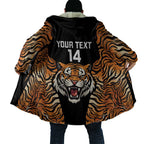 Brisbane Rugby Custom Cloak Go Tigers Skin Pattern - Aussie Hoodie
