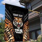 Brisbane Rugby Custom Garden Flag Go Tigers Skin Pattern - Aussie Hoodie