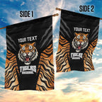 Brisbane Rugby Custom Garden Flag Go Tigers Skin Pattern - Aussie Hoodie