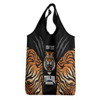 Brisbane Rugby Custom Grocery Bag Go Tigers Skin Pattern - Aussie Hoodie