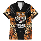 Brisbane Rugby Custom Hawaiian Shirt Go Tigers Skin Pattern - Aussie Hoodie