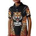 Brisbane Rugby Custom Kid Polo Shirt Go Tigers Skin Pattern - Aussie Hoodie