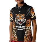 Brisbane Rugby Custom Kid Polo Shirt Go Tigers Skin Pattern - Aussie Hoodie