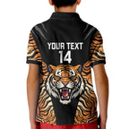 Brisbane Rugby Custom Kid Polo Shirt Go Tigers Skin Pattern - Aussie Hoodie