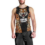 Brisbane Rugby Custom Men Tank Top Go Tigers Skin Pattern - Aussie Hoodie