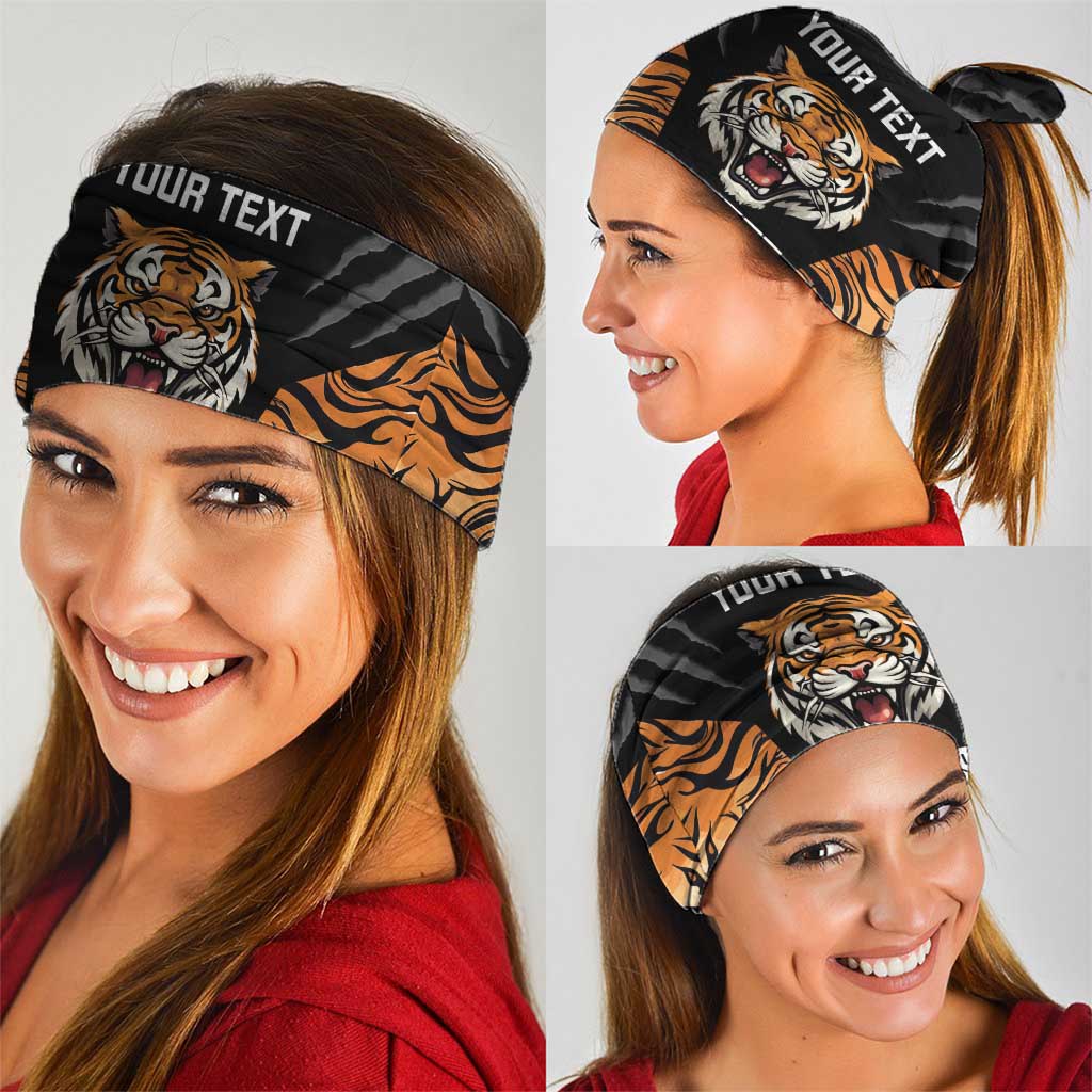 Brisbane Rugby Custom Neck Gaiter Go Tigers Skin Pattern - Aussie Hoodie