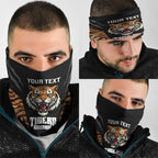 Brisbane Rugby Custom Neck Gaiter Go Tigers Skin Pattern - Aussie Hoodie