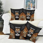 Brisbane Rugby Custom Pillow Cover Go Tigers Skin Pattern - Aussie Hoodie