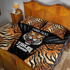 Brisbane Rugby Custom Quilt Bed Set Go Tigers Skin Pattern - Aussie Hoodie
