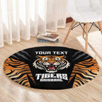 Brisbane Rugby Custom Round Carpet Go Tigers Skin Pattern - Aussie Hoodie
