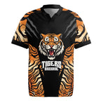 Brisbane Rugby Custom Rugby Jersey Go Tigers Skin Pattern - Aussie Hoodie