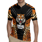 Brisbane Rugby Custom Rugby Jersey Go Tigers Skin Pattern - Aussie Hoodie