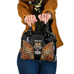 Brisbane Rugby Custom Shoulder Handbag Go Tigers Skin Pattern - Aussie Hoodie