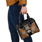Brisbane Rugby Custom Shoulder Handbag Go Tigers Skin Pattern - Aussie Hoodie