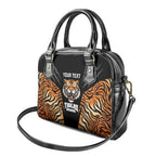 Brisbane Rugby Custom Shoulder Handbag Go Tigers Skin Pattern - Aussie Hoodie