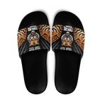 Brisbane Rugby Custom Slide Sandals Go Tigers Skin Pattern - Aussie Hoodie