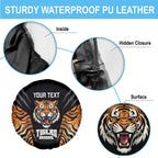 Brisbane Rugby Custom Spare Tire Cover Go Tigers Skin Pattern - Aussie Hoodie