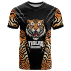 Brisbane Rugby Custom T Shirt Go Tigers Skin Pattern - Aussie Hoodie
