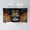 Brisbane Rugby Custom Tablecloth Go Tigers Skin Pattern - Aussie Hoodie