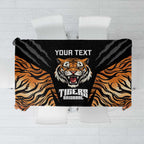 Brisbane Rugby Custom Tablecloth Go Tigers Skin Pattern - Aussie Hoodie