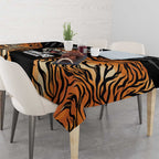 Brisbane Rugby Custom Tablecloth Go Tigers Skin Pattern - Aussie Hoodie