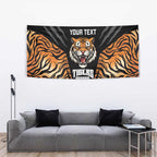 Brisbane Rugby Custom Tapestry Go Tigers Skin Pattern - Aussie Hoodie