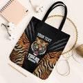 Brisbane Rugby Custom Tote Bag Go Tigers Skin Pattern - Aussie Hoodie