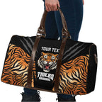 Brisbane Rugby Custom Travel Bag Go Tigers Skin Pattern - Aussie Hoodie