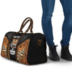 Brisbane Rugby Custom Travel Bag Go Tigers Skin Pattern - Aussie Hoodie