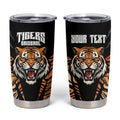 Brisbane Rugby Custom Tumbler Cup Go Tigers Skin Pattern - Aussie Hoodie