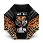Brisbane Rugby Custom Umbrella Go Tigers Skin Pattern - Aussie Hoodie