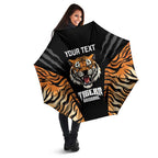 Brisbane Rugby Custom Umbrella Go Tigers Skin Pattern - Aussie Hoodie