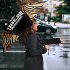 Brisbane Rugby Custom Umbrella Go Tigers Skin Pattern - Aussie Hoodie