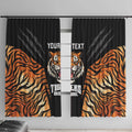 Brisbane Rugby Custom Window Curtain Go Tigers Skin Pattern - Aussie Hoodie