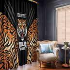 Brisbane Rugby Custom Window Curtain Go Tigers Skin Pattern - Aussie Hoodie