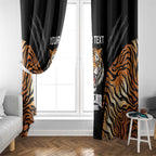 Brisbane Rugby Custom Window Curtain Go Tigers Skin Pattern - Aussie Hoodie