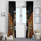 Brisbane Rugby Custom Window Curtain Go Tigers Skin Pattern - Aussie Hoodie