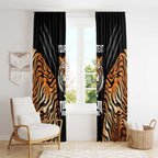 Brisbane Rugby Custom Window Curtain Go Tigers Skin Pattern - Aussie Hoodie