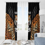 Brisbane Rugby Custom Window Curtain Go Tigers Skin Pattern - Aussie Hoodie