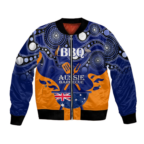personalised-australia-barbecue-bomber-jacket-aussie-lovers-bbq-indigenous-version