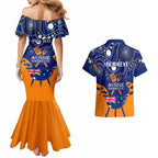 personalised-australia-barbecue-couples-matching-mermaid-dress-and-hawaiian-shirt-aussie-lovers-bbq-indigenous-version