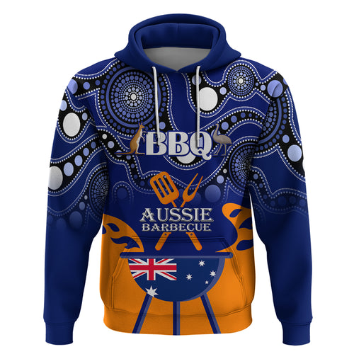 personalised-australia-barbecue-hoodie-aussie-lovers-bbq-indigenous-version