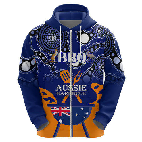 personalised-australia-barbecue-hoodie-aussie-lovers-bbq-indigenous-version