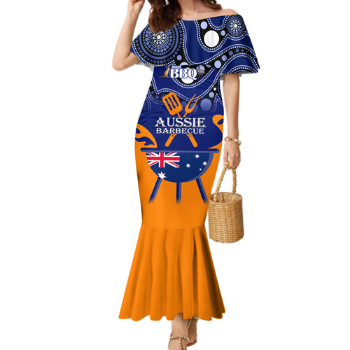 personalised-australia-barbecue-mermaid-dress-aussie-lovers-bbq-indigenous-version