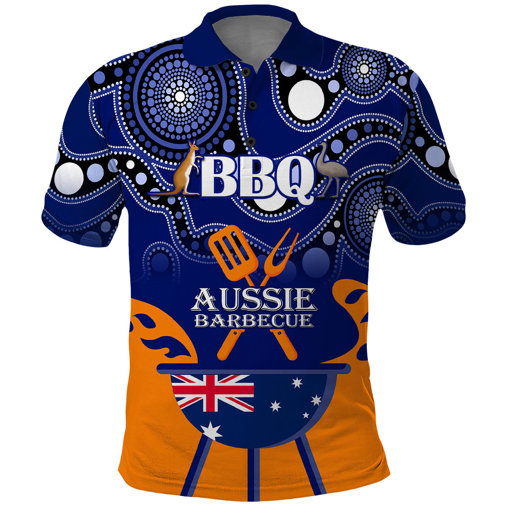 personalised-australia-barbecue-polo-shirt-aussie-lovers-bbq-indigenous-version