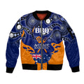 personalised-australia-barbecue-sleeve-zip-bomber-jacket-aussie-lovers-bbq-indigenous-version