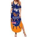 personalised-australia-barbecue-summer-maxi-dress-aussie-lovers-bbq-indigenous-version