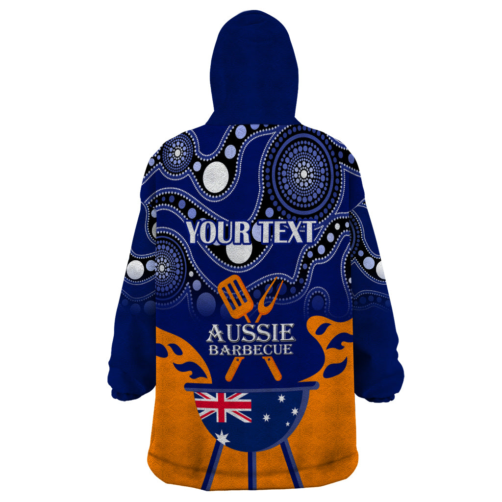 personalised-australia-barbecue-wearable-blanket-hoodie-aussie-lovers-bbq-indigenous-version