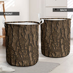 Kioranga Moriori New Zealand Laundry Basket Kopi Rakau Carving Art