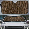 Kioranga Moriori New Zealand Auto Sun Shade Kopi Rakau Carving Art